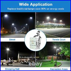 240W LED Shoebox Retrofit Kit For Outdoor Parking Lot Gas Station Tennis Court