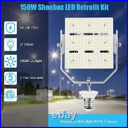 240W LED Shoebox Retrofit Kit Lights Commercial Parking Lot Tennis Court Light