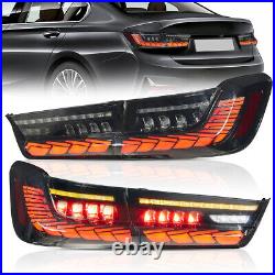 2X LED Tail Lights For 2019-2023 BMW 3 G20 G80 M3 330i 340 Wiping turn indicator