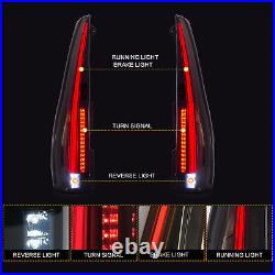 Customized SMOKED LED Tail Lights For 2007-2014 Cadillac Escalade / Escalade ESV