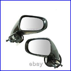 Exterior Power Heated Turn Signal Memory with Puddle Light Mirror Pair For Lexus