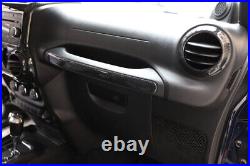 Fit For Jeep Wrangler 2011-2017 Carbon Fiber Inner Interior Complete Cover Trim
