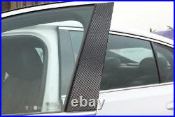 For Cadillac CT5 2020-2022 Carbon Fiber Exterior Window Bc-Pillar Decoration 8PC