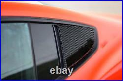 For Ford Mustang 15-21 1ROSNH Dry Carbon Fiber Side Window Louver Shutter Frame