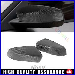 For Ford Mustang 2009-14 GT500 Dry Carbon Fiber Side Rearview Mirror Cover Trim
