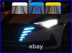 For Hyundai Elantra 2021-23 LED Daytime Running DRL Signal Lights Kit Fog Lamp