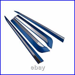 For Toyota Corolla 2014-2018 Bright Blue Side Skirts Extension Spoiler Lip Cover