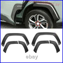 For Toyota RAV4 19-24 Carbon Fiber Wheel Eyebrow Arch Fender Flare Cover 6PC