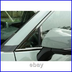 For Toyota RAV4 2019-2023 Black Steel Window Sill Molding Strip decor cover Trim