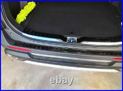 For Toyota RAV4 2019-2023 Black Titanium Rear Bumper Protector Sill Plate Cover