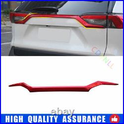 For Toyota RAV4 2019-2023 Bright Red Rear Tailgate Trunk Lid Strip Cover Trim 1X
