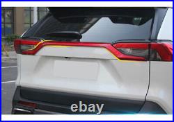 For Toyota RAV4 2019-2023 Bright Red Rear Tailgate Trunk Lid Strip Cover Trim 1X