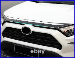 For Toyota RAV4 2019-2023 Carbon Fiber Front Grill Grille Engine Hood Protector