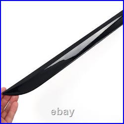 For Toyota RAV4 2019-23 Black Steel Side Door Body Molding Bump Guard Edge Trim