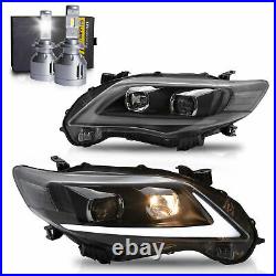 Free Shipping to PR for 2011-2013 COROLLA LED Headlights with DRL+H7 Bulbs
