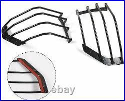 Front & Rear Head Light Lamp Guards Protector Cover Trim Kit for 4Runner 2014+