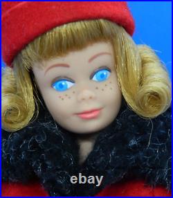 VINTAGE MIDGE BLONDE BEST FRIEND BARBIE DOLL with IT'S COLD OUTSIDE OUTFIT #819