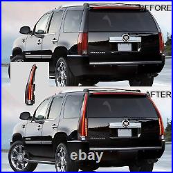 VLAND Clear Lens LED Tail Lights For Cadillac Escalade/ESV 2007-2014 Rear Lamps