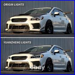 VLAND Headlights Front+Rear Tail Lights Lamp Kits For Subaru WRX 2015-2021 STI