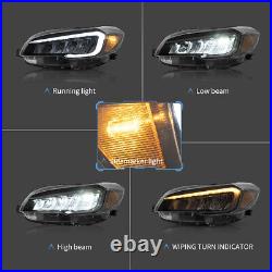 VLAND Headlights Front+Rear Tail Lights Lamp Kits For Subaru WRX 2015-2021 STI