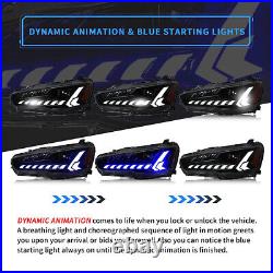 VLAND LED Headlights For Mitsubishi Lancer 2008-2020 Startup Animation Demon Eye