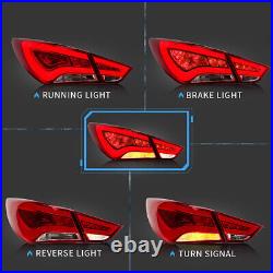 VLAND LED Projector Headlights + LED Tail Lights For Hyundai Sonata 2011-2014
