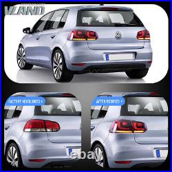 VLAND LED Tail Lights withSequential For 2010-2014 Volkswagen VW Golf 6 MK6 GTI R