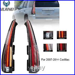VLAND LED Taillights For Cadillac Escalade 3rd Gen SUV 2007-2014 Assembly 6 PIN