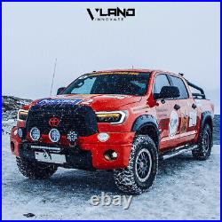 VLAND Projector LED Headlights For 07-13 Toyota Tundra&08-20 Sequoia Sequential