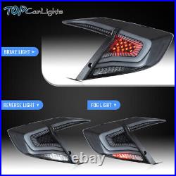 VLAND RGB LED Tail Lights For Honda Civic Sedan 2016-2021 WithStart-UP Animation
