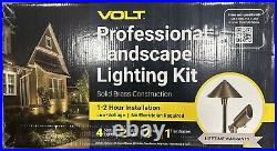 VOLT Professional Landscape Lighting Kit, 4 Spot Lights, 2 Path Lights, 2 Hubs